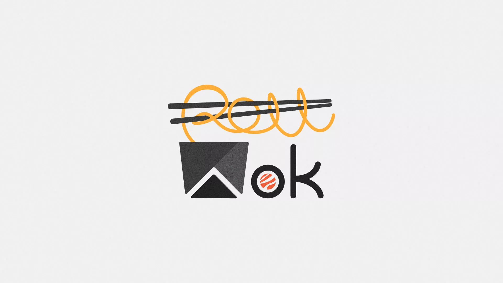 Разработка логотипа в Бежецке для суши-бара «Roll Wok Club» Разработка логотипа в Бежецке для суши-бара «Roll Wok Club»